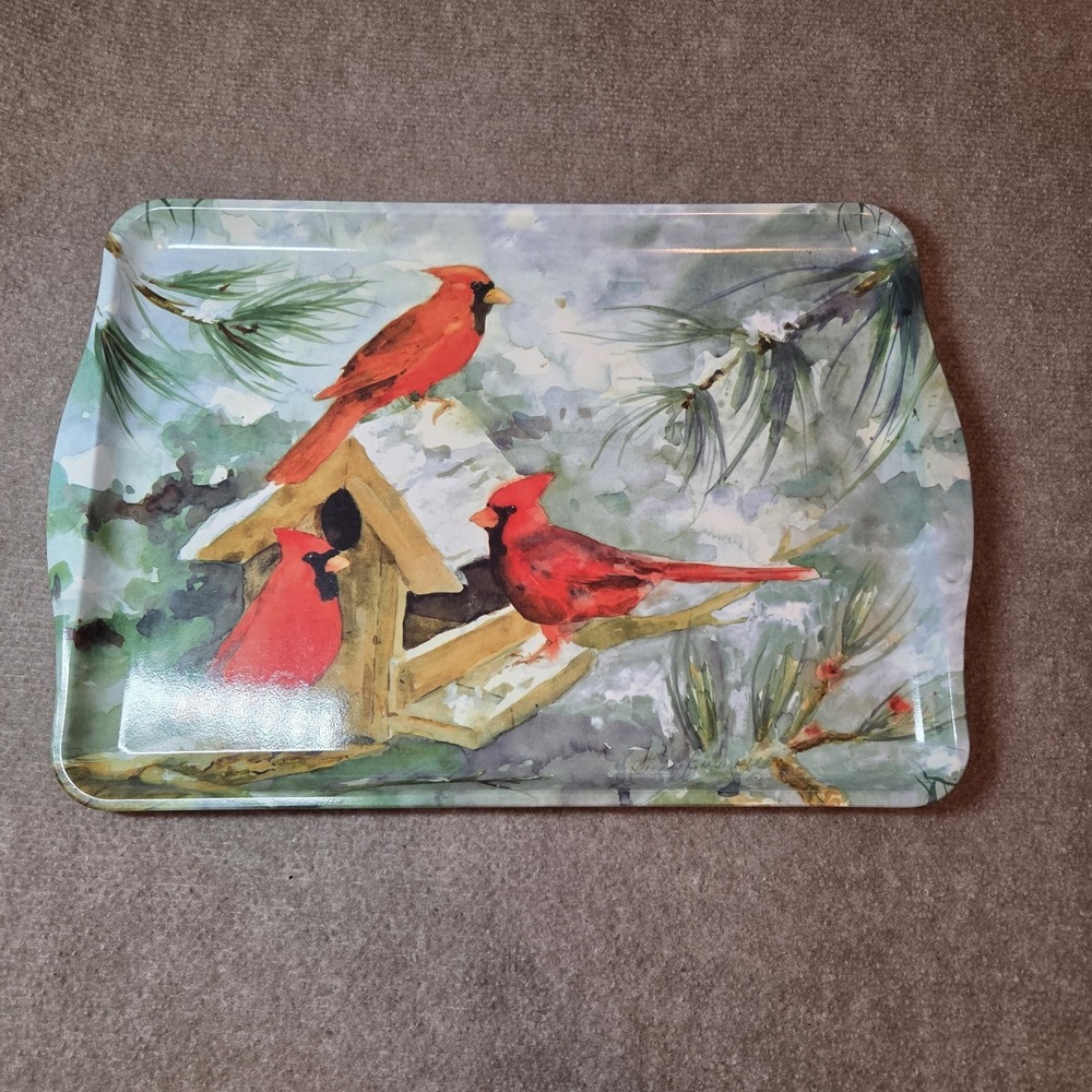 Cardinal Rectangular Melamine  Platter Tray, Made In Italy, 13" x 8.75"